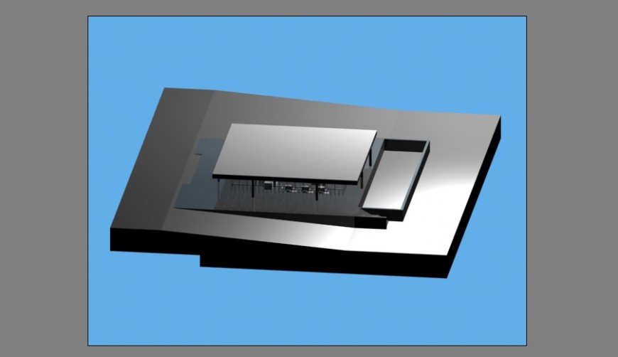 3d model of co-operative building detail 3d max file