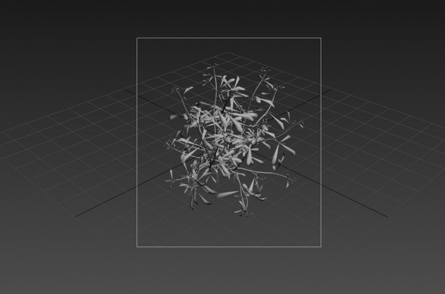 3d model of plants detail 3d max file