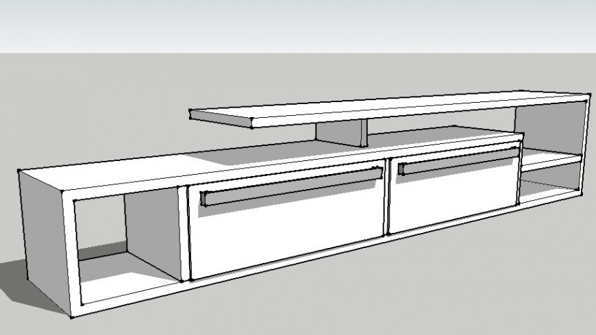 3d model of the showcase furniture block layout sketch-up file
