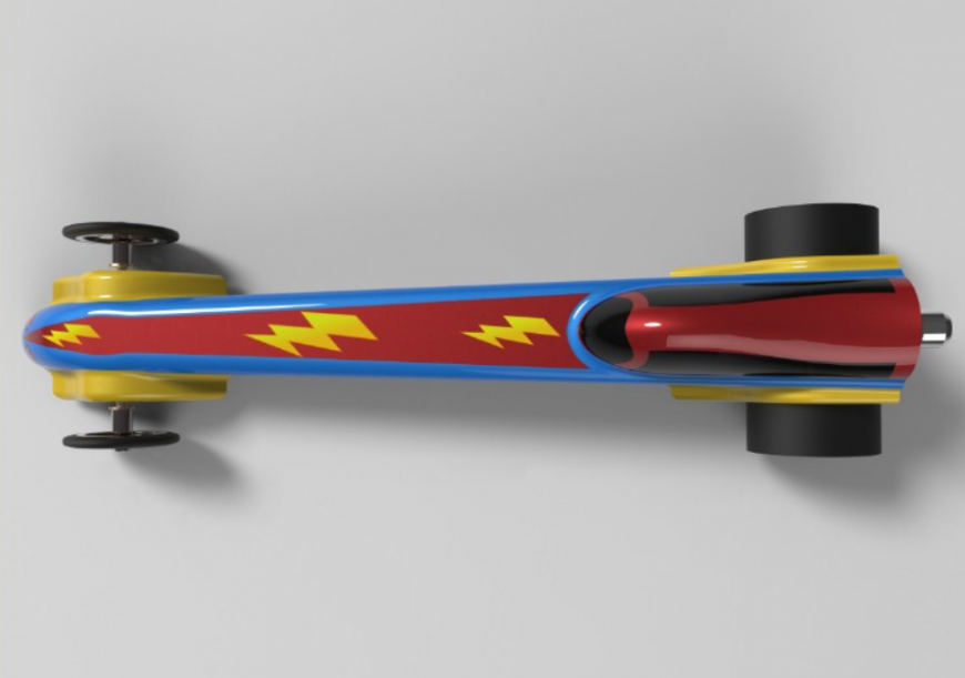 A Dragster top view detail