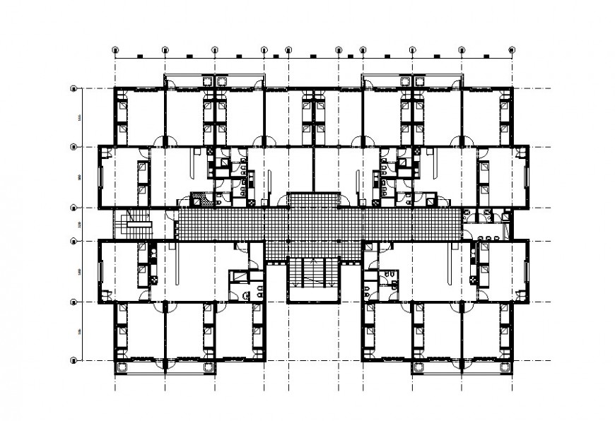 Autocad file of center line floor plan
