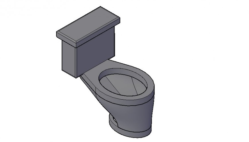 Bathroom 3d concept dwg file