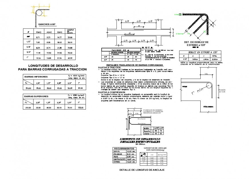 Beam and anchor section plan layout file
