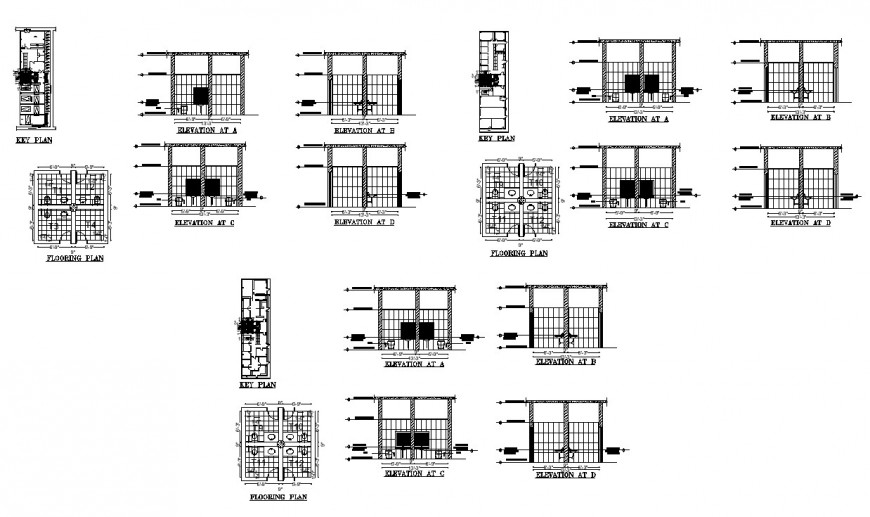 CAD constructive block Sanitary toilet detail layout file in autocad format
