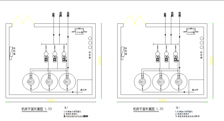 Computer room floor plan Lay-out Design