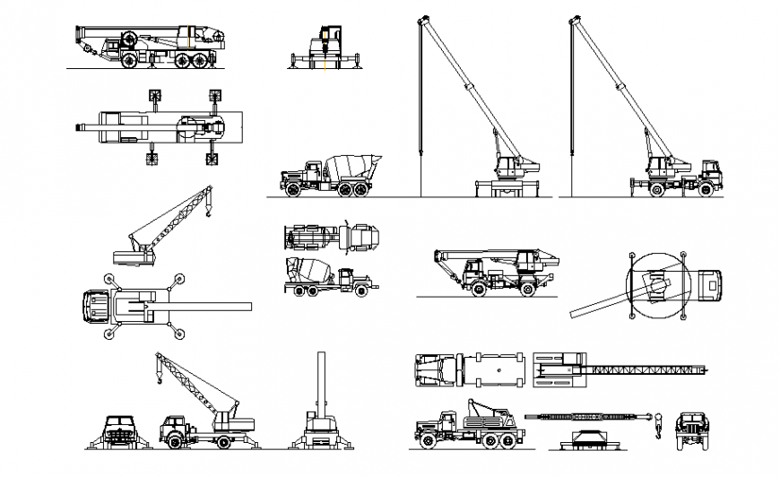 Cosnstruction Vehicle 2D Block Design