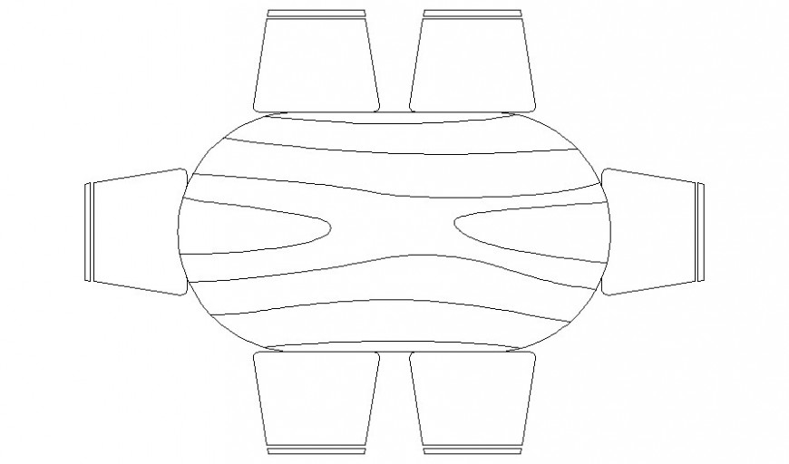 Dining table chair drawing elevation 2d view of furniture units autocad file