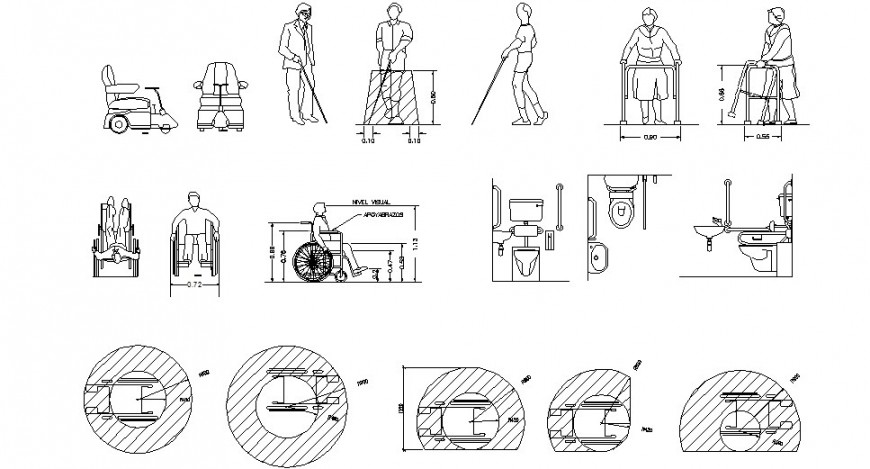 Disabled people layout file