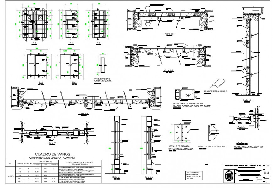 Door structure detail elevation and section 2d view CAD block layout autocad file