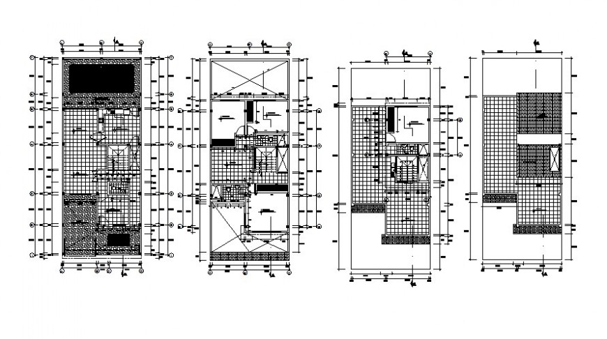 Drawing a floor plan of building 2d view in autocad software