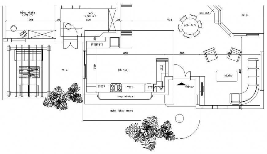 Drawing of floor plan details AutoCAD file
