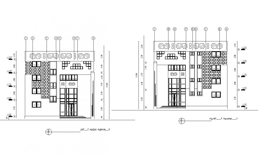 Drawing of public multipurpose building