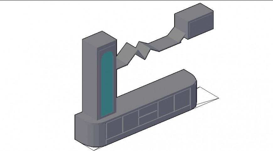 Drawing room furniture units detail 3d model autocad file