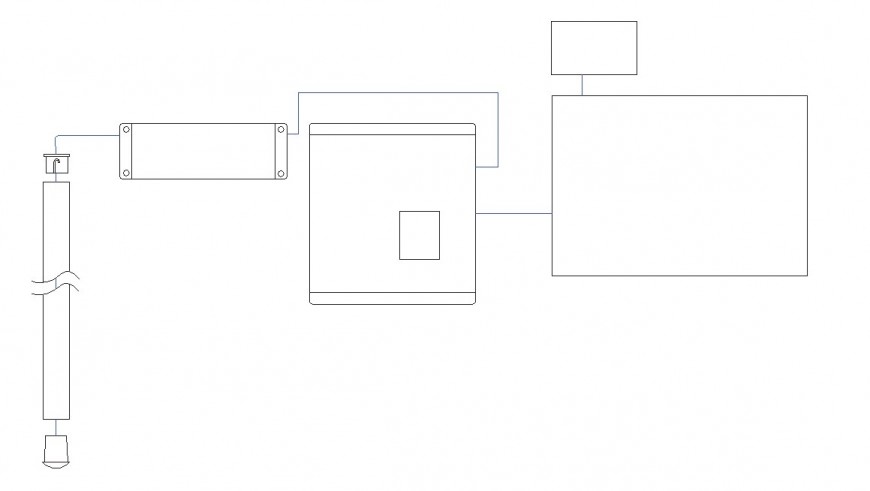 Electrical circuit block detail 2d view CAD block layout file in autocad format