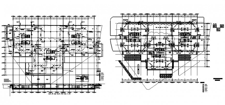 Electrical fitting installation 2d drawing in autocad