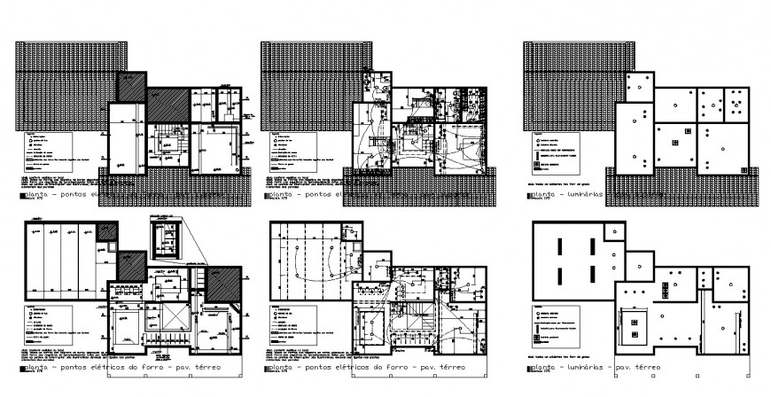 Electrical installation in a building 2d view CAD block layout file in dwg format