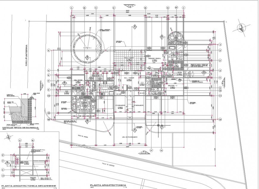 Farm house working drawing in dwg file.
