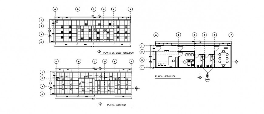 Government office electrical layout plan detail drawing in dwg AutoCAD file.
