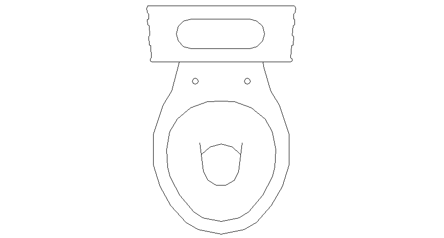 Indian toilet plan autocad file