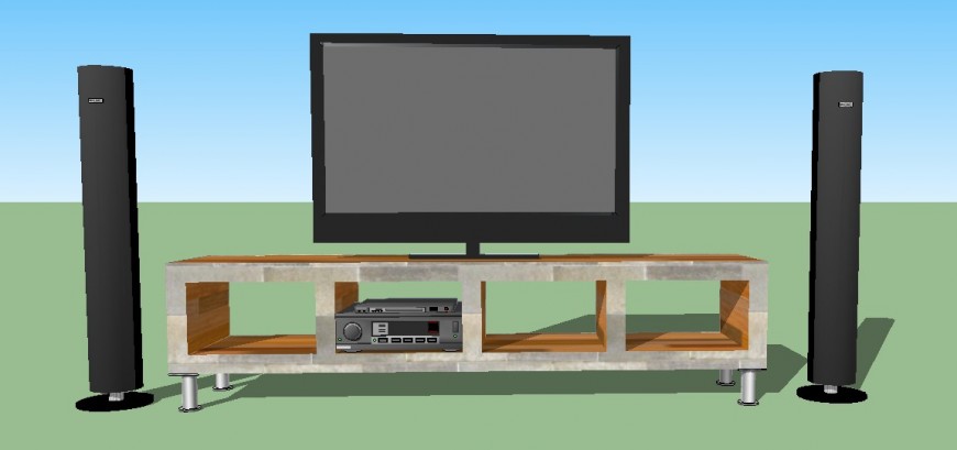 Living room furniture detail 3d model in skp Sketch Up file.