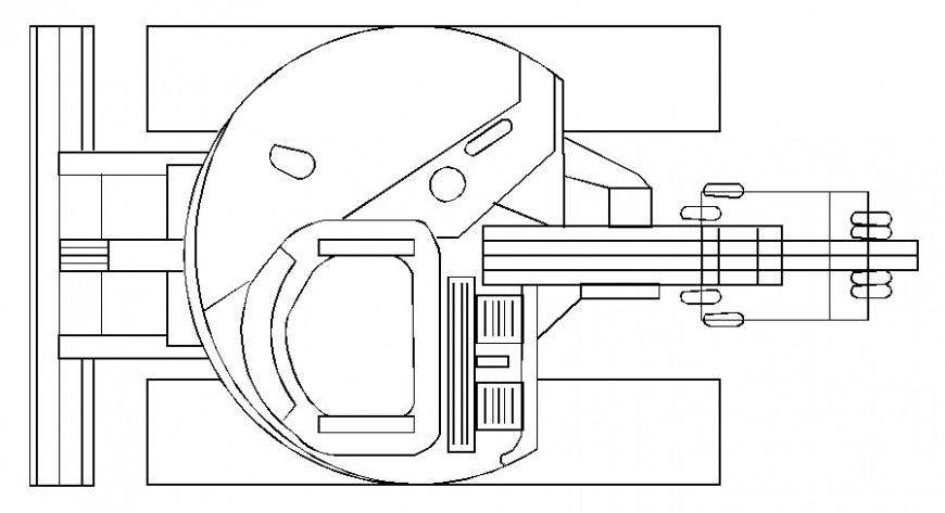 Machinery blocks details drawing in autocad software