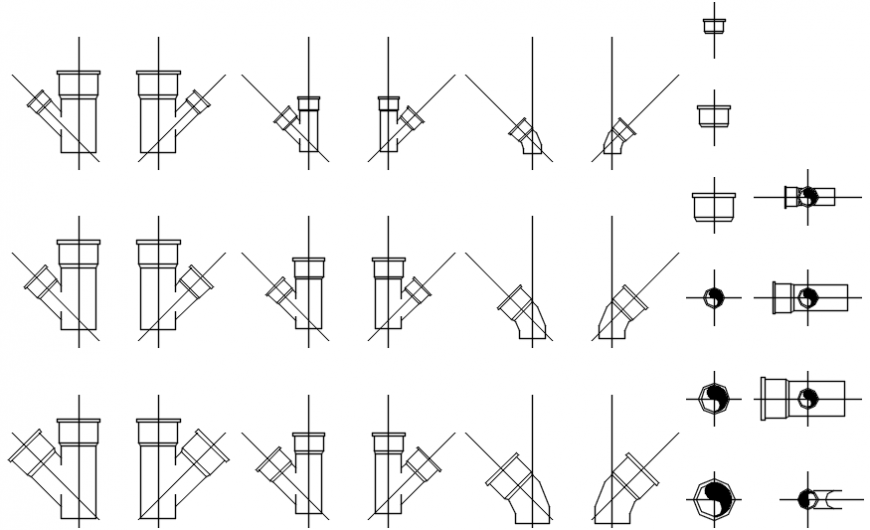 Plumbing Blocks detail autocad file