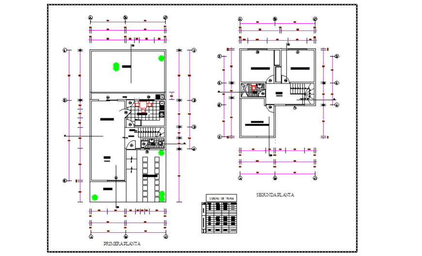 Proposed architectural Single family home design drawing