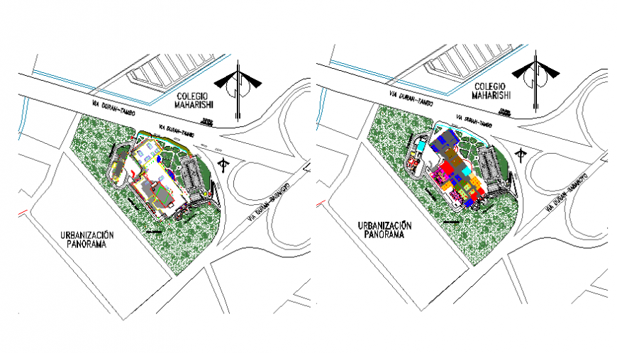 Regional hospital location map details with urban town plan cad drawing details dwg file