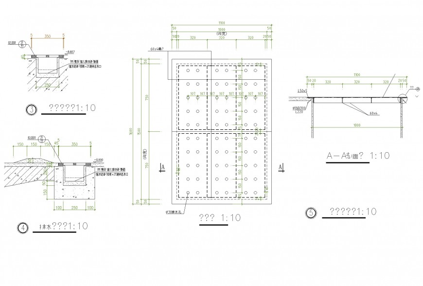 Side drain plan layout file