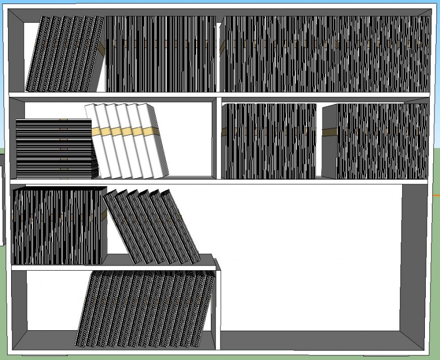 Sketch-up file of furniture block