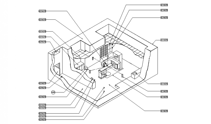 Slab section plan detail dwg file