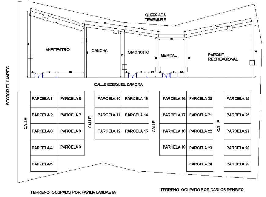 The amphitheater plan detail dwg file.