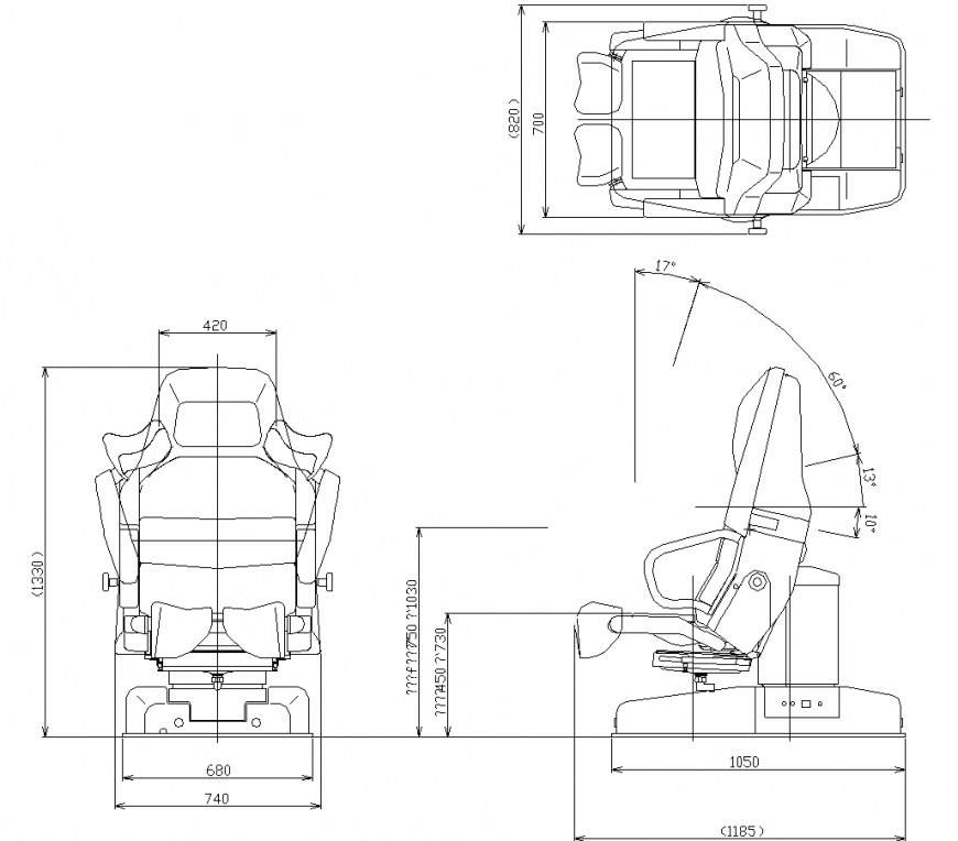 Theater sofa seating detail drawing in dwg AutoCAD file.
