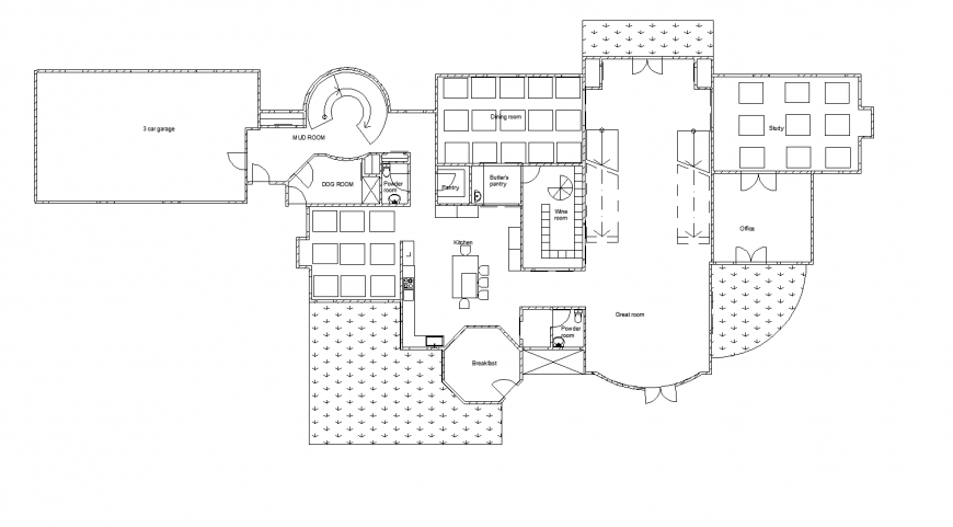 Wooden house detail construction layout plan in dwg AutoCAD file.