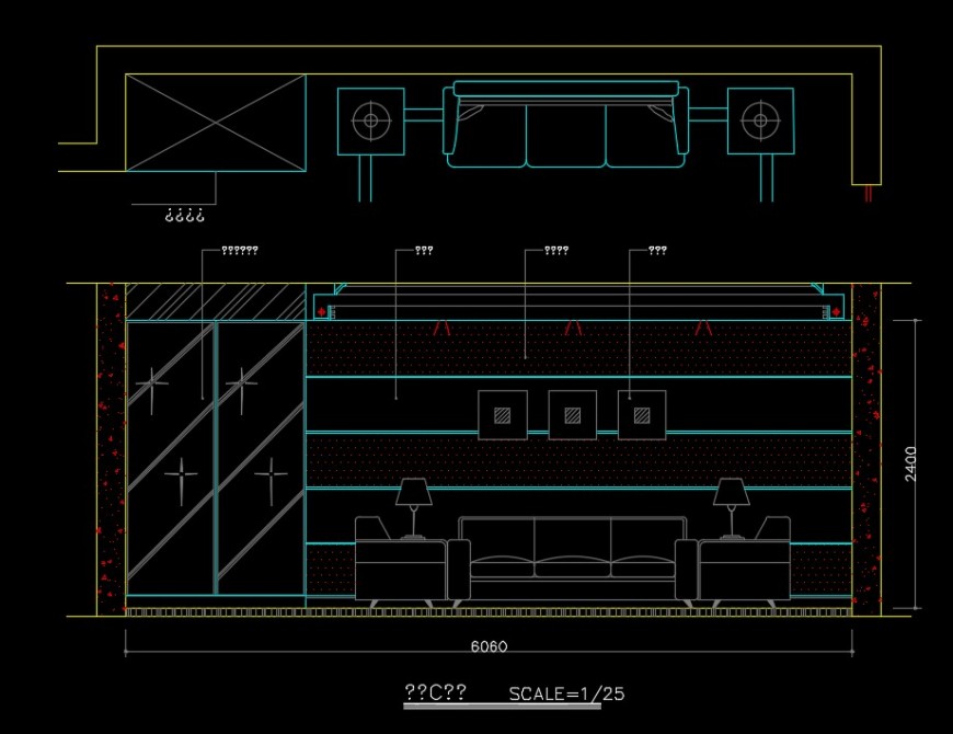 Seating Furniture CAD Blocks Drawing DWG File