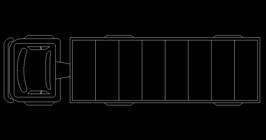 Truck Vehicle CAD Block