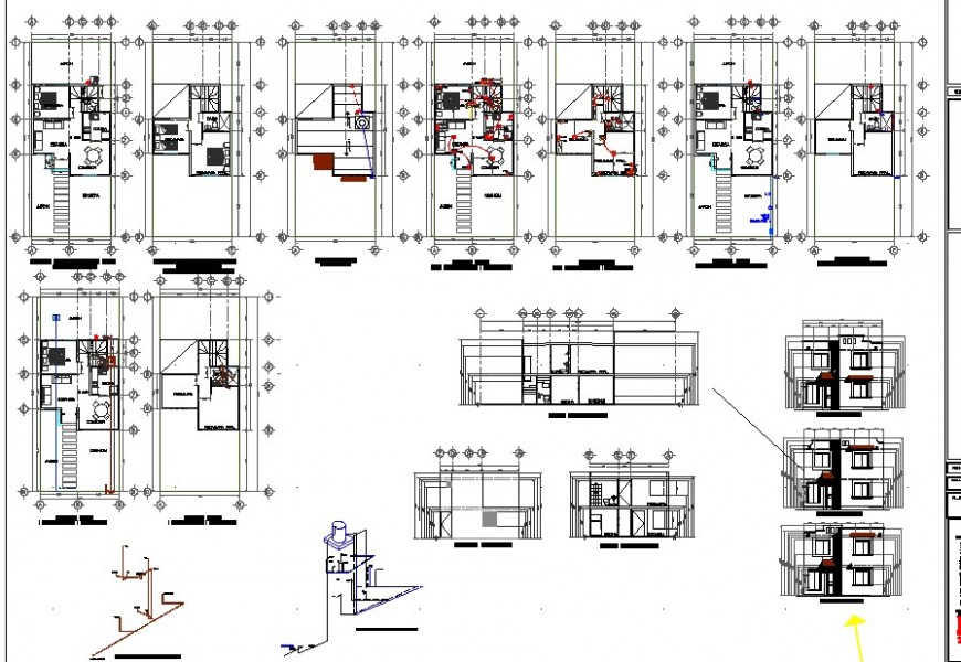 Electrical point house planning layout file