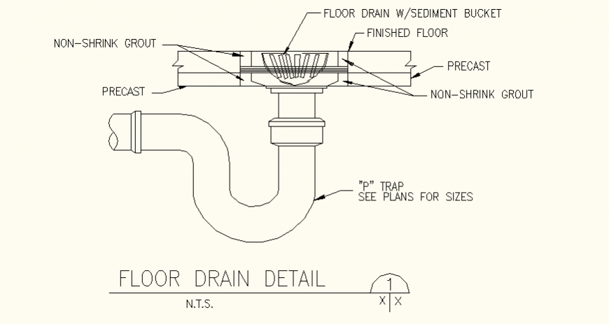 Floor drain cad detail deals