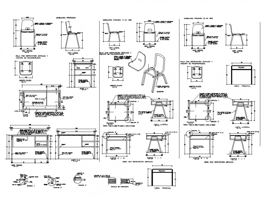 Furniture Blocks Detail 2d View Layout File In Autocad Format