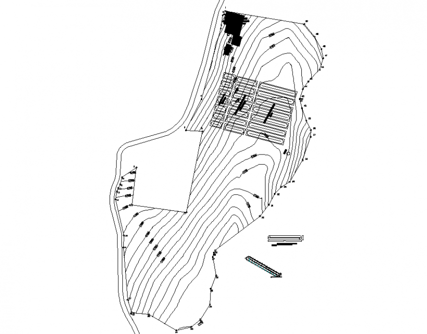 topography-plan-drawing-in-dwg-file