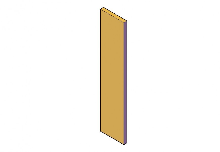 Wooden Plank 3d Model Detail CAD Block Layout File In Autocad Format
