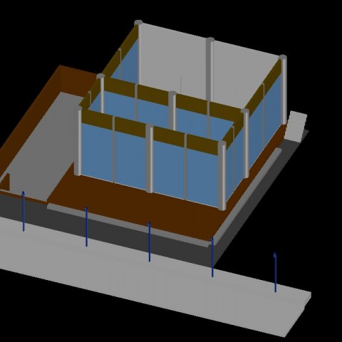 3D Building Design Download Free CAD File